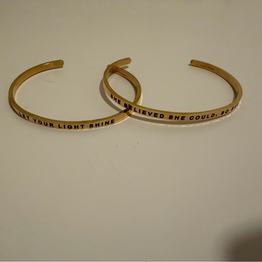 Mantra Jewelry 2-Pack Bracelets